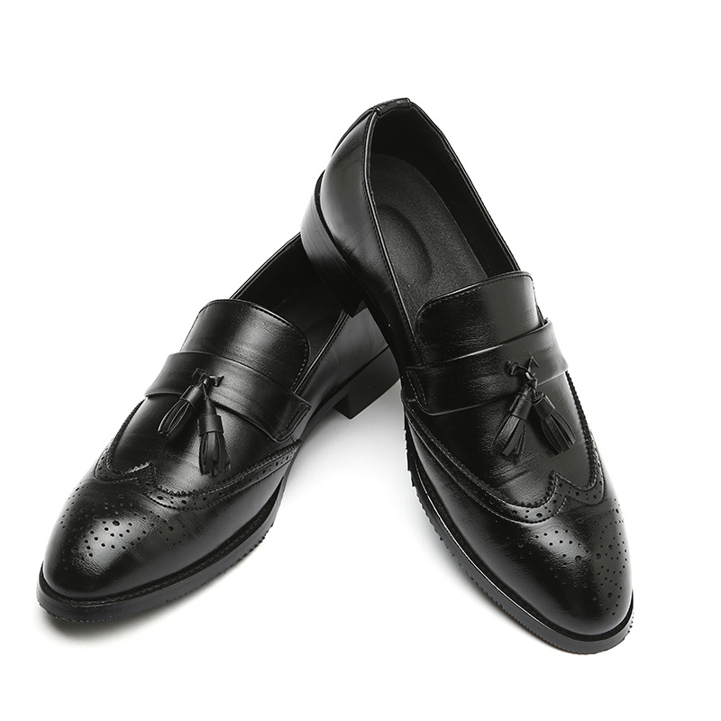 Women Formal Office Wear Shoes - 클래식 남성 가죽 태슬 로퍼 수제