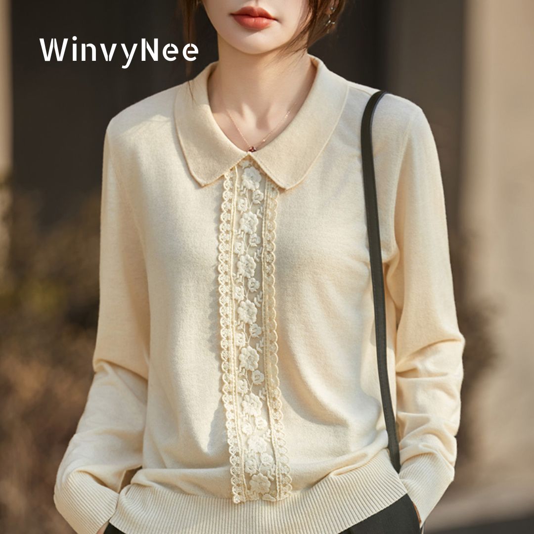 Women'S Formal Day Wear - WinvyNee 여성용 봄 고급 울 니트