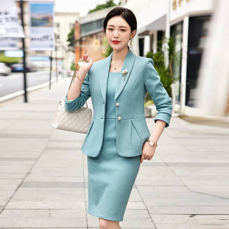 Women Formal Wear Stitching - 고품질 원단의 정장, 여성 비즈니스 정장