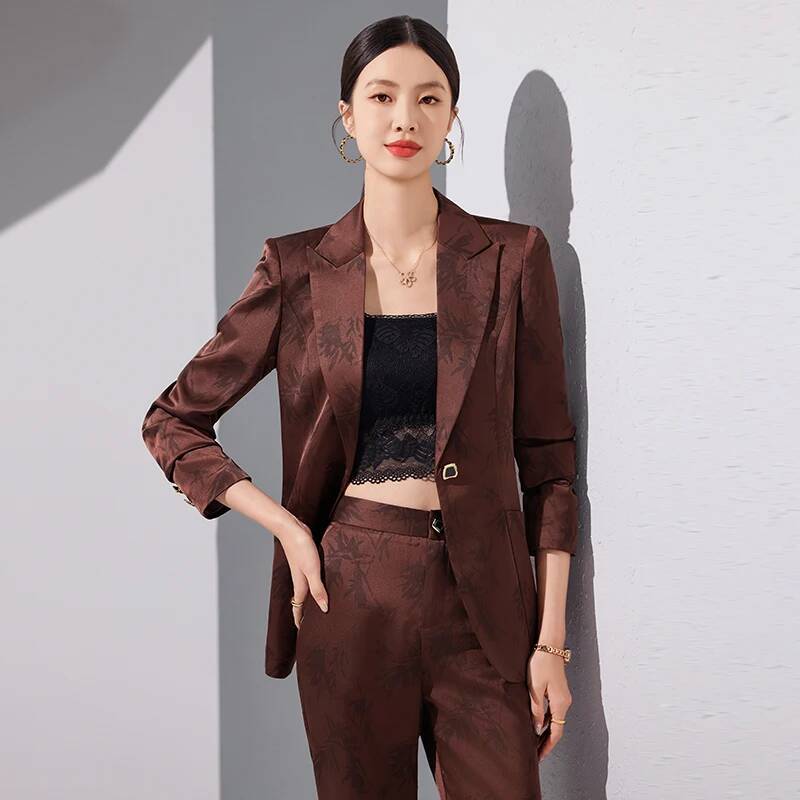 고품질 원단 여성 정장 바지 정장, 전문직 워크웨어 블 - Women Formal Wear Interview 리뷰 및 가격