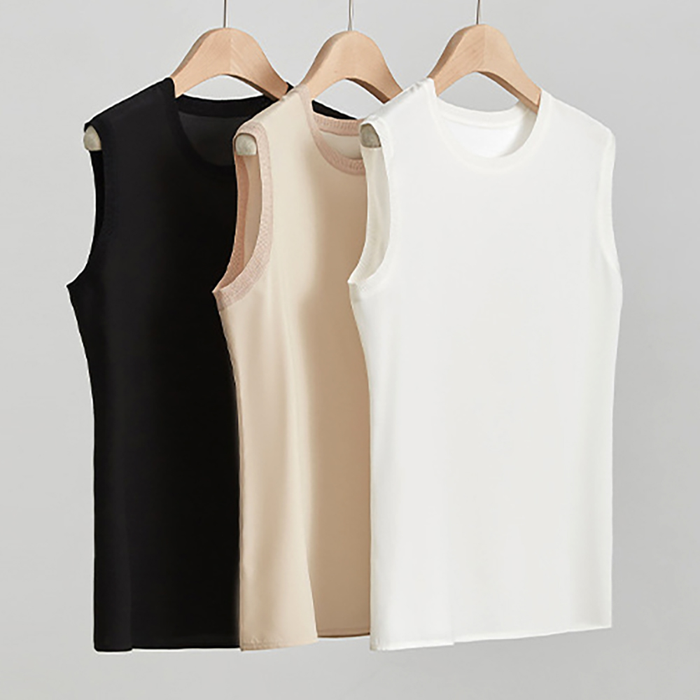 여성용 탱크탑 90% 리얼 멀버리 실크 민소매 블라우스 - Silk Camisole Work 리뷰 및 가격