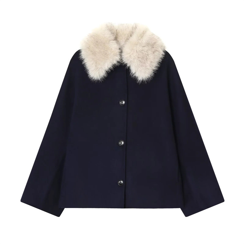 인조 모피 칼라 코트 여성 롱 이브닝 드레스 우아한 슬 - Women Formal Wear Stitching 리뷰 및 가격
