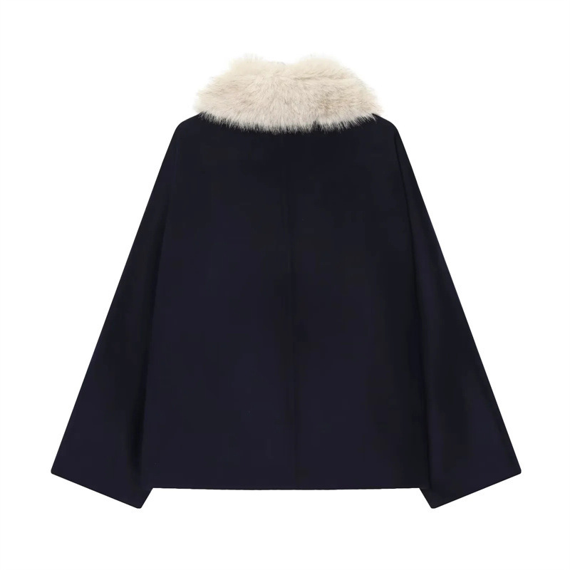 인조 모피 칼라 코트 여성 롱 이브닝 드레스 우아한 슬 - Women Formal Wear Stitching 리뷰 및 가격