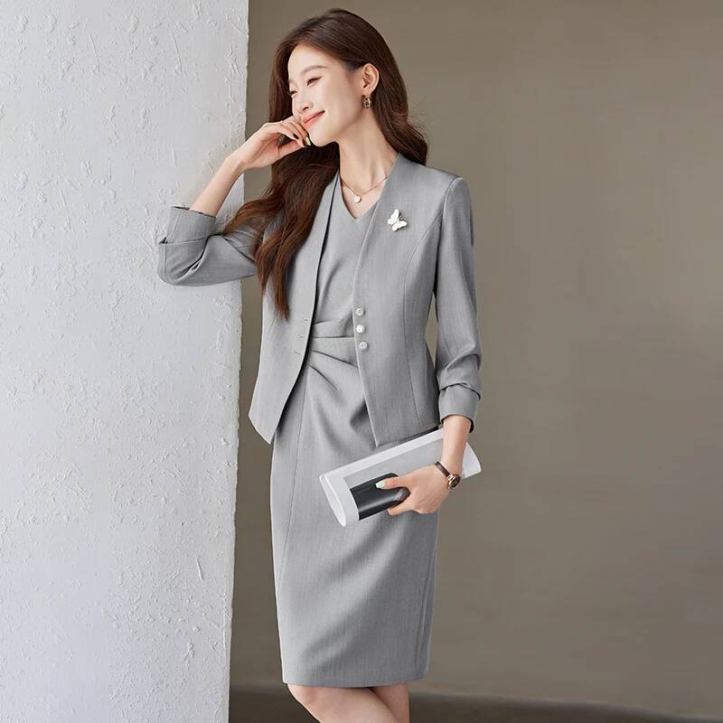 여성 정장 블레이저 비즈니스 오피스 웨어 블레이저와 드 - Women Formal Wear Stitching 리뷰 및 가격