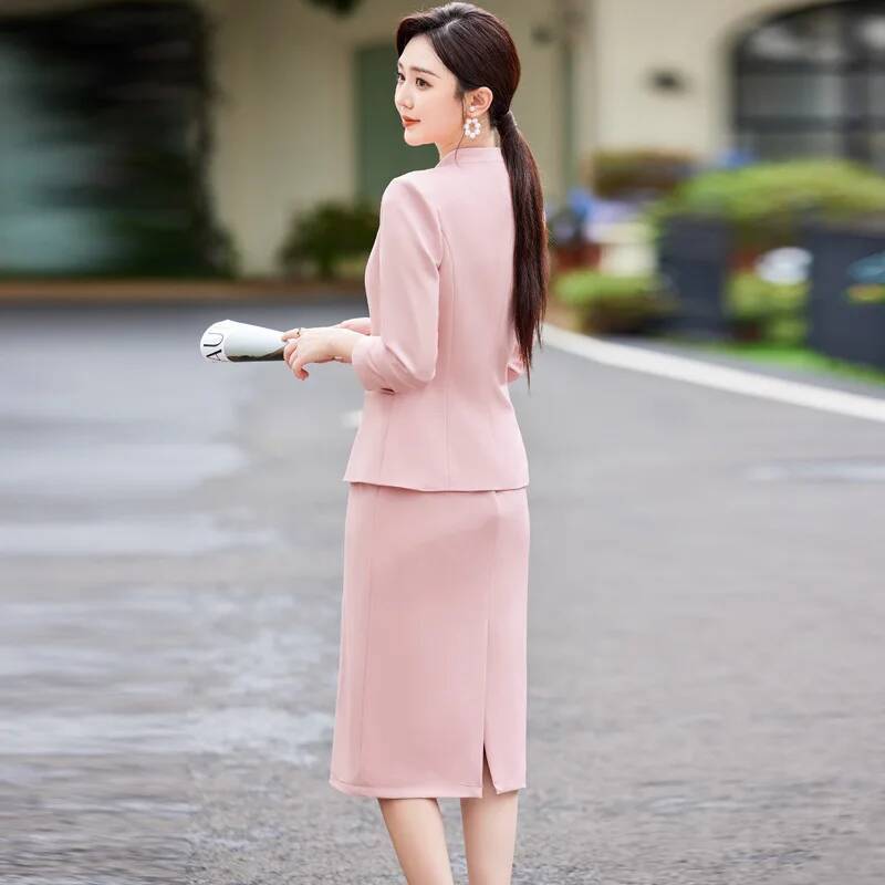 플러스 사이즈 정장 가을 겨울 여성 비즈니스 수트 블레 - Women Formal Wear Stitching 리뷰 및 가격