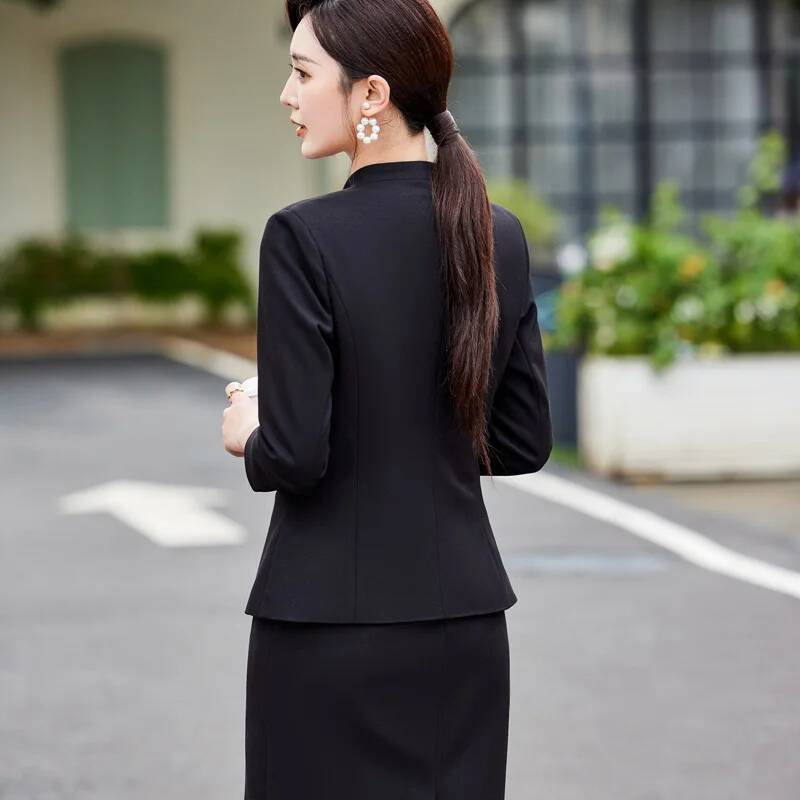 플러스 사이즈 정장 가을 겨울 여성 비즈니스 수트 블레 - Women Formal Wear Stitching 리뷰 및 가격