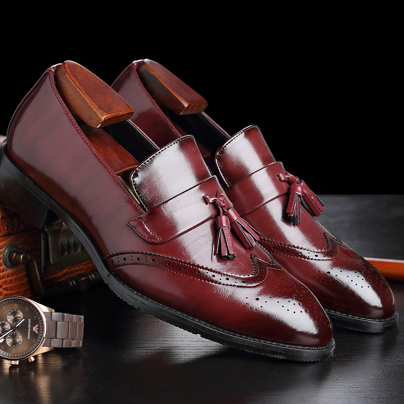 클래식 남성 가죽 태슬 로퍼 수제 슬립온 캐주얼 정장  - Women Formal Office Wear Shoes 리뷰 및 가격