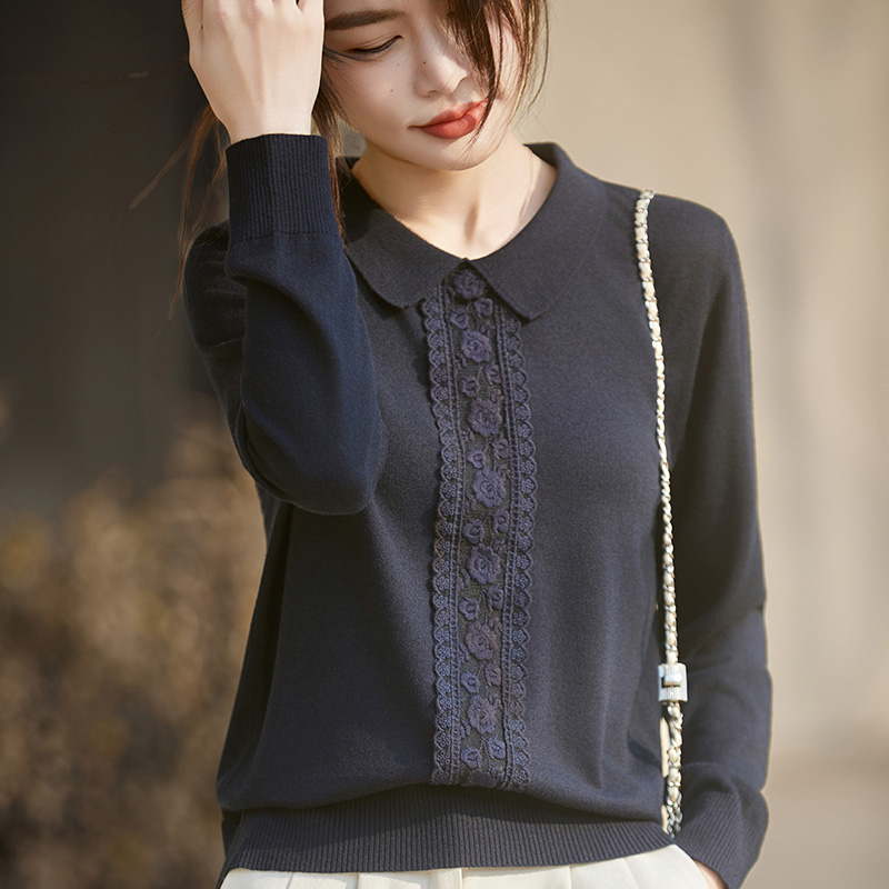 WinvyNee 여성용 봄 고급 울 니트 풀오버 크로셰 - Women'S Formal Day Wear 리뷰 및 가격