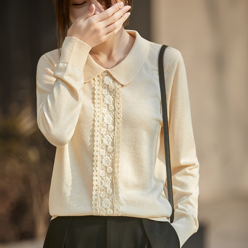 WinvyNee 여성용 봄 고급 울 니트 풀오버 크로셰 - Women'S Formal Day Wear 리뷰 및 가격
