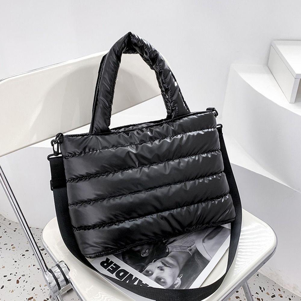 여성 퀼팅 푸퍼 토트백 경량 다운 코튼 패딩 숄더백 다 - Shoulder Bag Structured 리뷰 및 가격