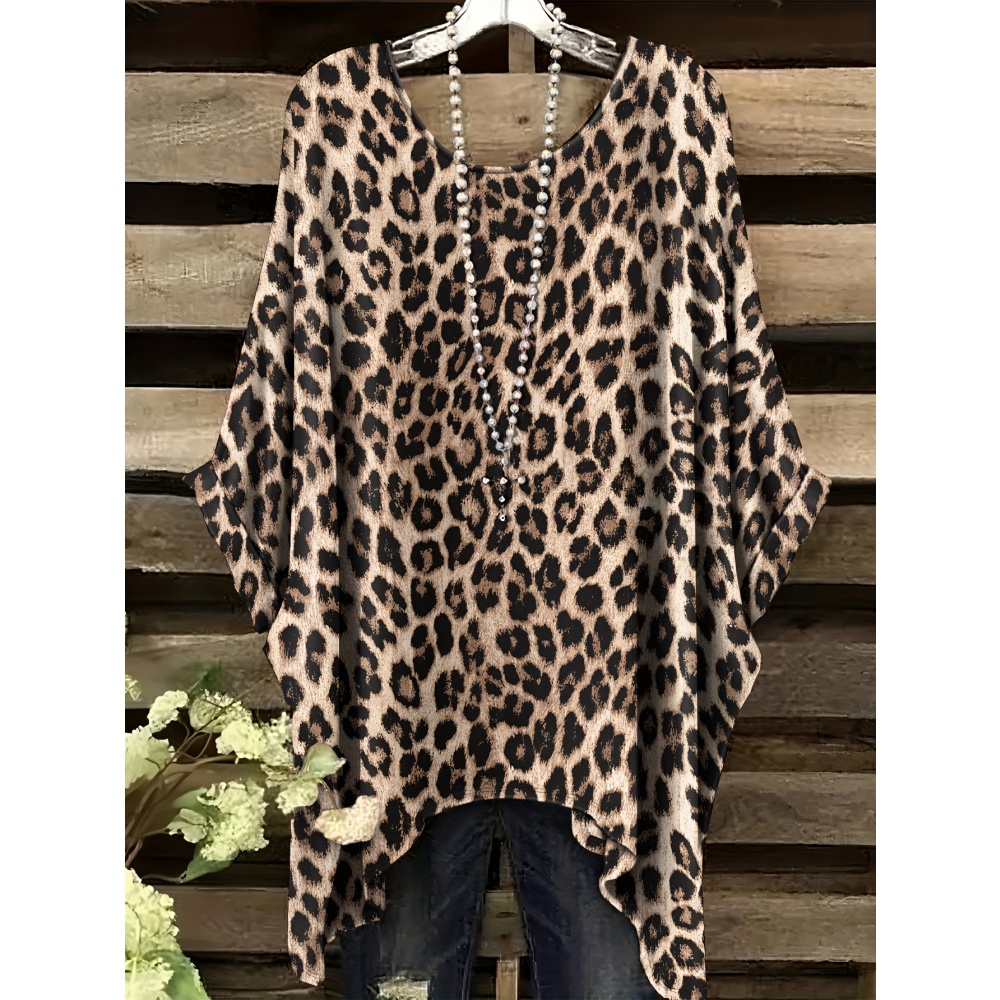 여성 패션 동물 프린트 티셔츠 정장 착용 탑 기계 세탁 - Women'S Formal Day Wear 리뷰 및 가격