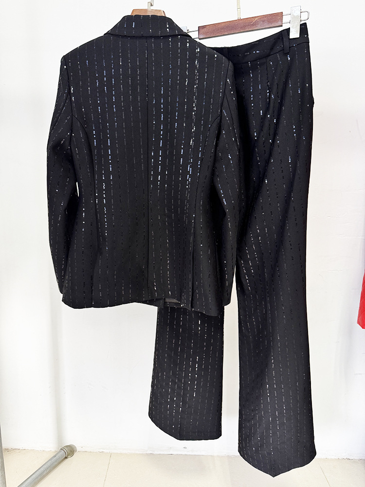 고품질 최신 2026 디자이너 런웨이 블랙 정장 여성용 - Formal Attire Woman 리뷰 및 가격