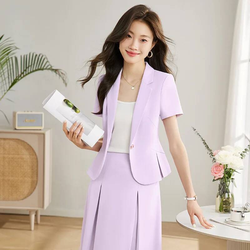 스커트와 탑이 있는 정장스러운 우아한 비즈니스 정장 여 - Women Formal Wear Interview 리뷰 및 가격