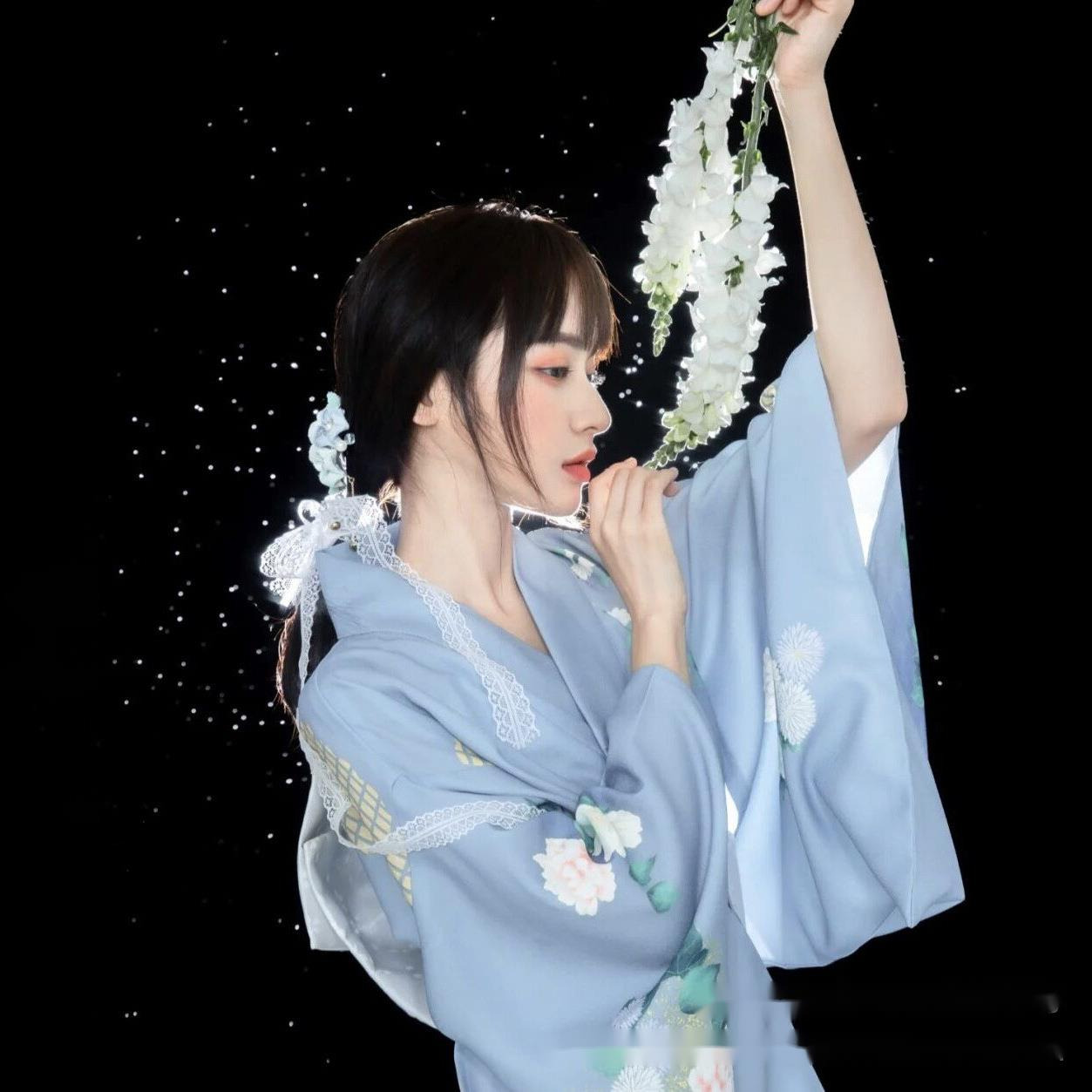 새로운 기모노 여성 정장 전통 일본식 개선된 하늘색 기 - Women'S Formal Traditional Wear 리뷰 및 가격