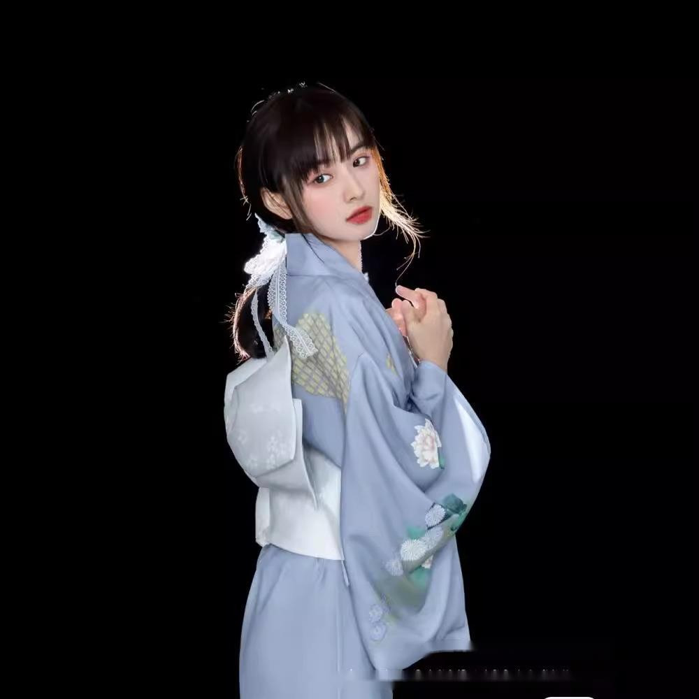 새로운 기모노 여성 정장 전통 일본식 개선된 하늘색 기 - Women'S Formal Traditional Wear 리뷰 및 가격