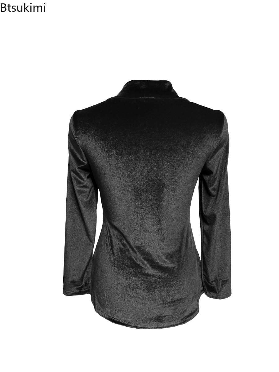 2026 신상 여성 패션 섹시 시퀸 배색 블라우스 자켓 - Women Formal Wear Stitching 리뷰 및 가격