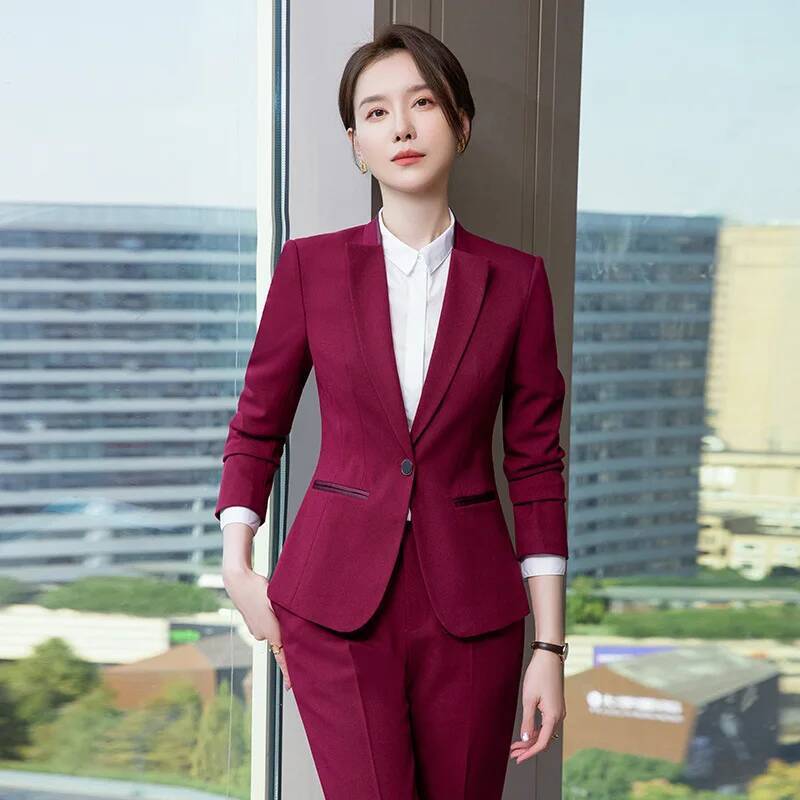 여성 오피스 정장, 포멀한 OL 스타일 팬츠 수트, 여 - Women Formal Wear Interview 리뷰 및 가격