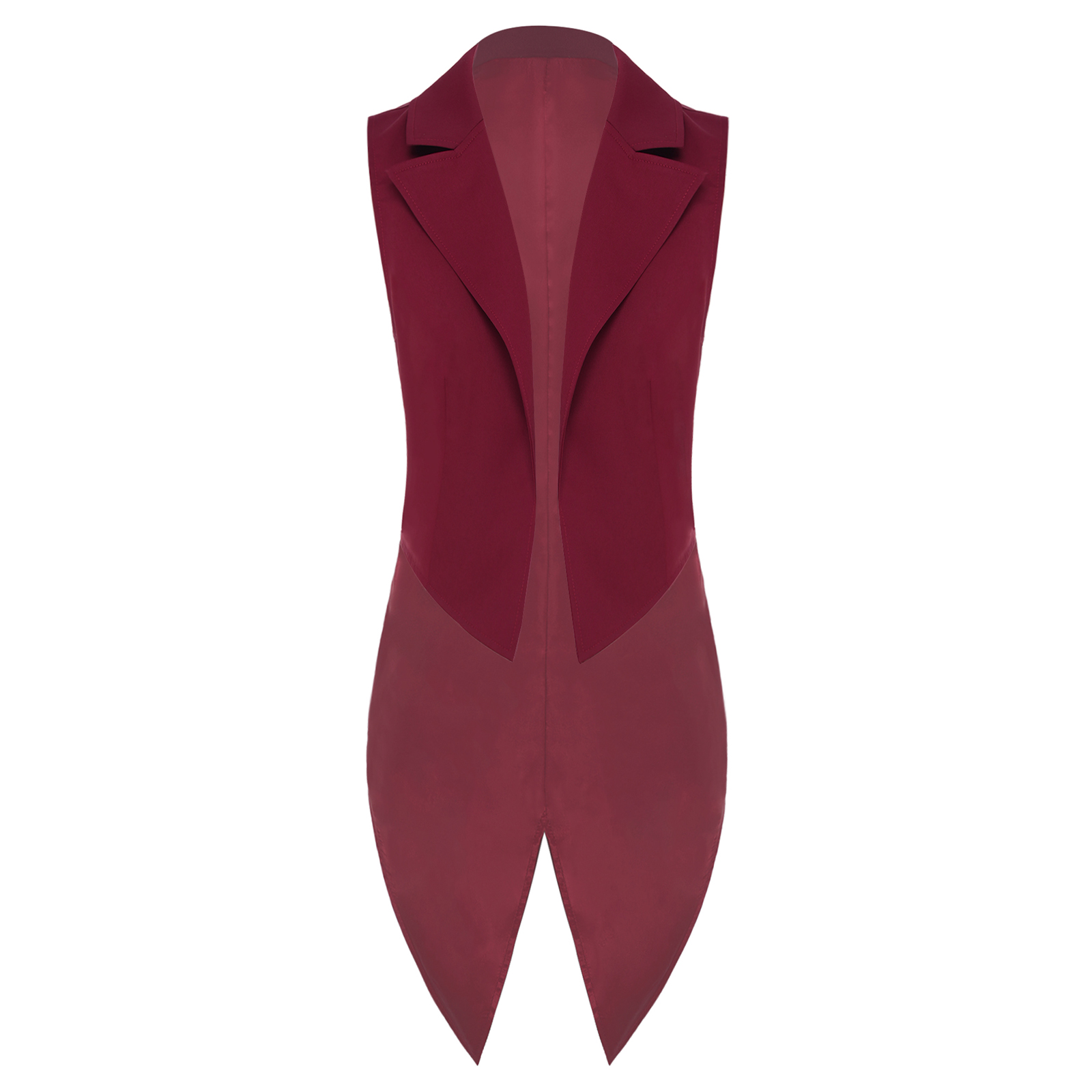여성용 빈티지 테일코트 자켓 조끼 오픈 프론트 슬리브리 - Women Formal Wear Stitching 리뷰 및 가격