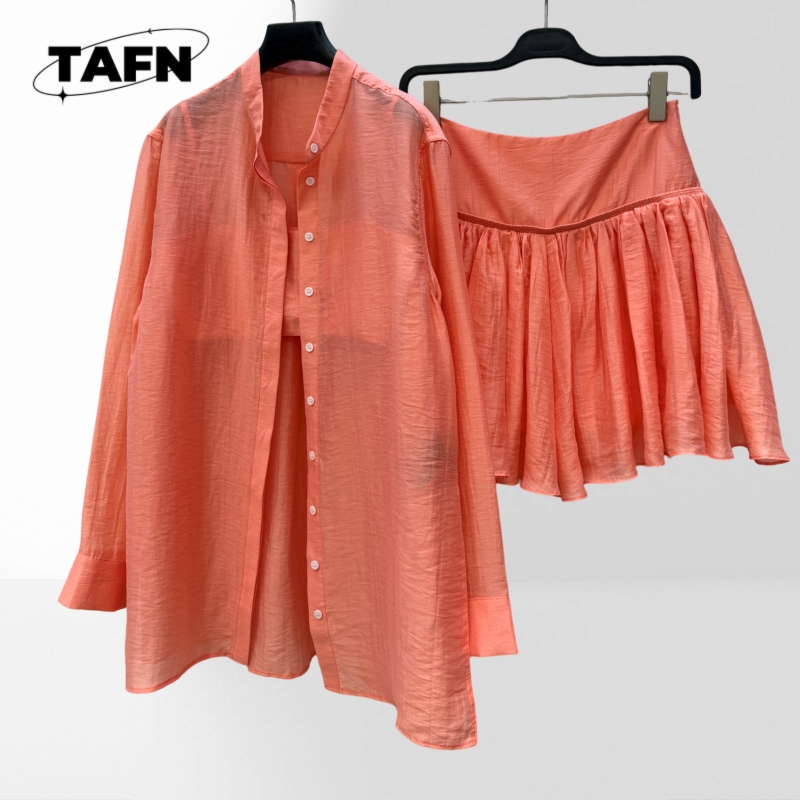 100% 린넨 여성 패션 스커트 세트 투피스 의상 캐주 - Women'S Formal Day Wear 리뷰 및 가격