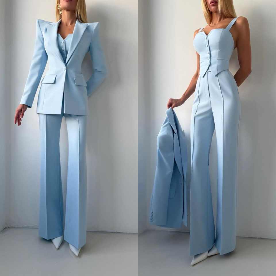 여성 정장 블레이저 세트 맞춤형 소녀 프롬 이브닝 게스 - Women Formal Wear For Graduation 리뷰 및 가격