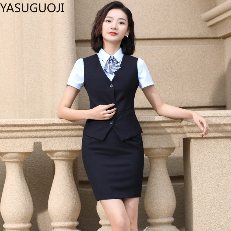 YASUGUOJI 우아한 패션 여성 조끼 작업복, 슬림 - Women Formal Wear Interview 리뷰 및 가격