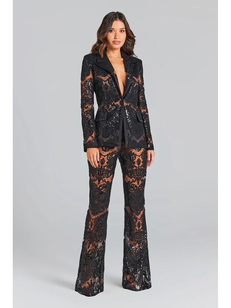 하이 스트리트 최신 2026 디자이너 런웨이 수트 세트 - Formal Attire Woman 리뷰 및 가격