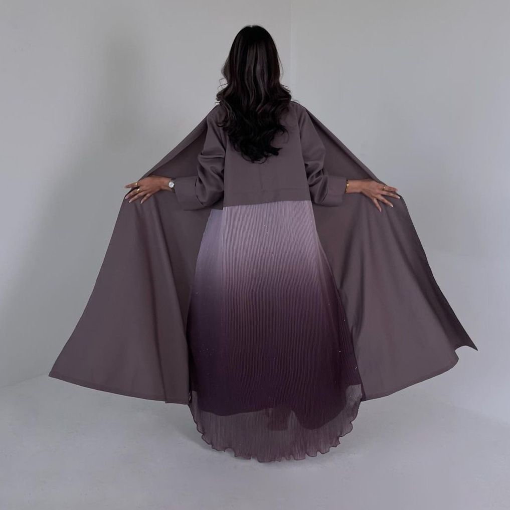 무슬림 여성 주름 아바야 드레스 두바이 스타일 풀커버  - Women Formal Wear Stitching 리뷰 및 가격
