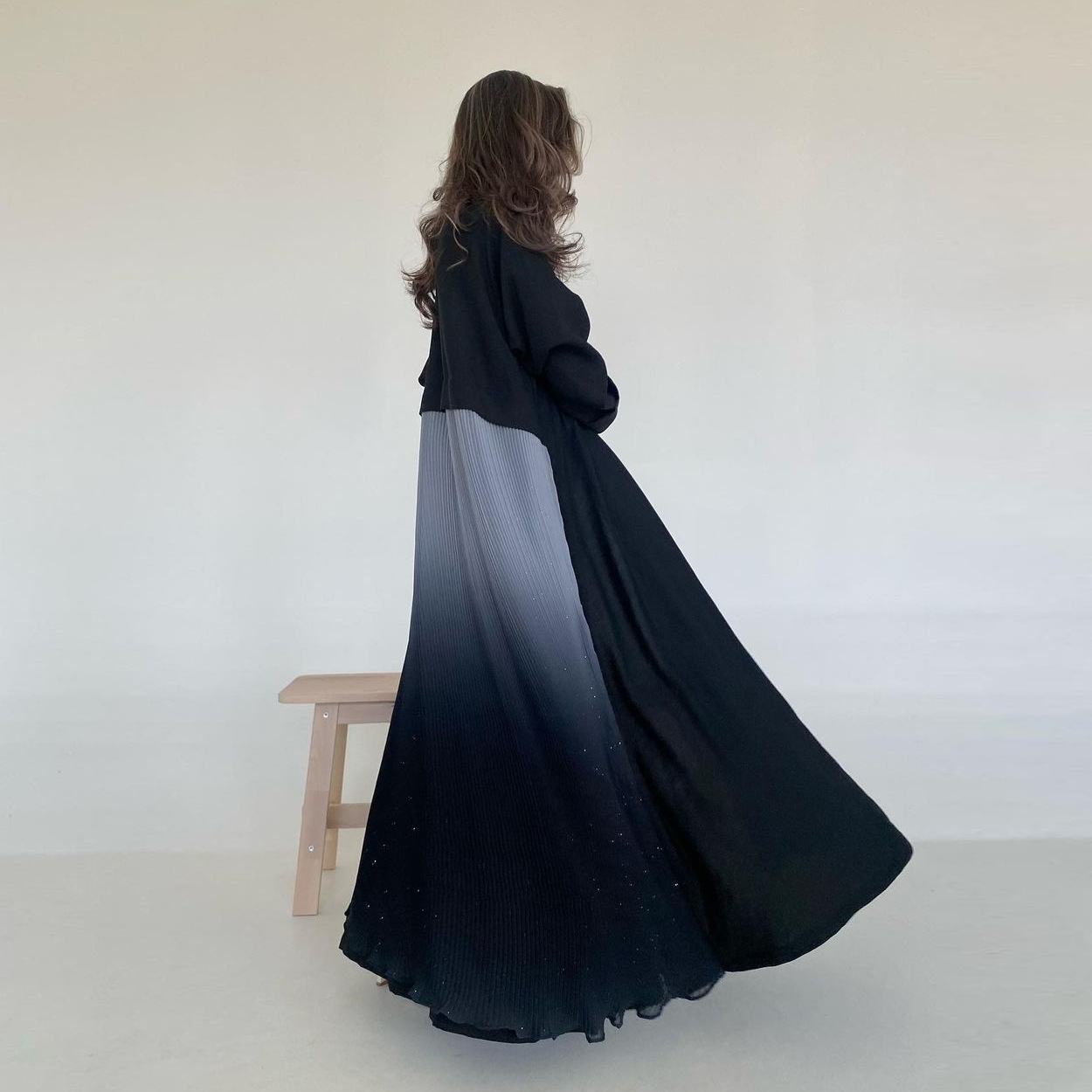 무슬림 여성 주름 아바야 드레스 두바이 스타일 풀커버  - Women Formal Wear Stitching 리뷰 및 가격